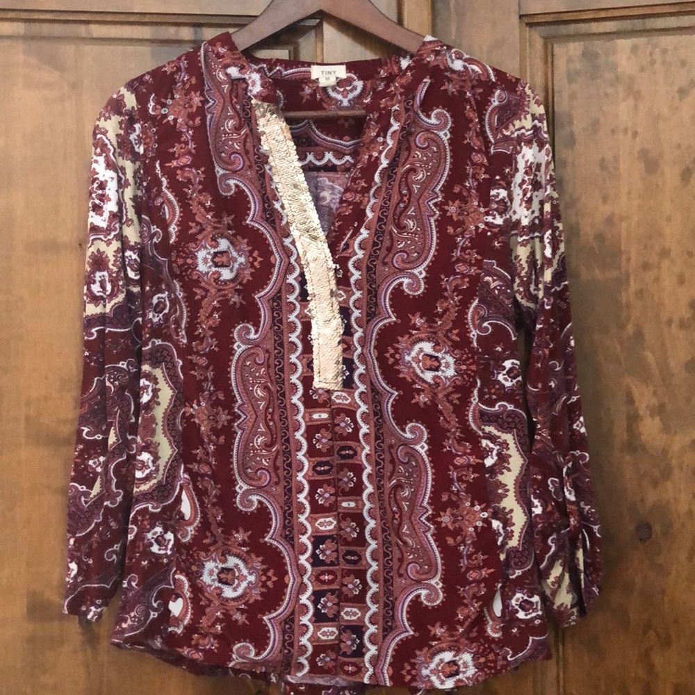 SOLD Anthropologie TINY Sequin Embellished